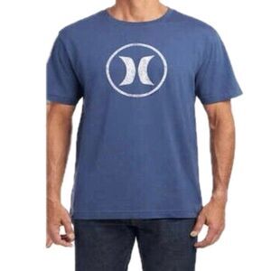 Hurley Men's 100% Cotton Classic Soft Graphic Logo Short Sleeve T-Shirt L